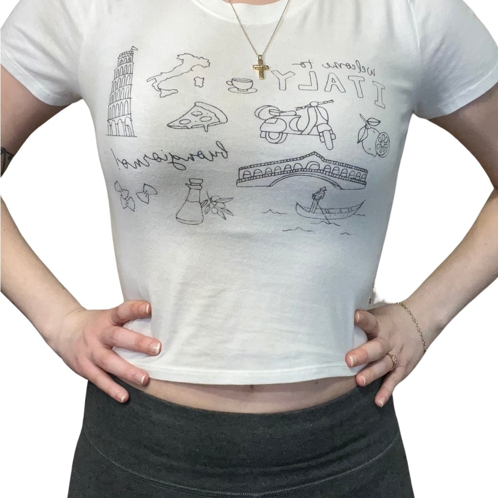 Italy Graphic Baby Tee